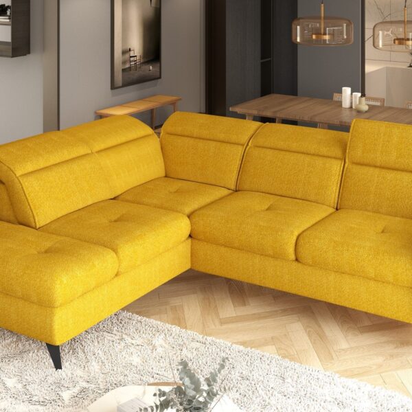 Canapé d’angle avec fonction couchage et rangement - Meublei